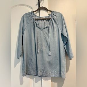 J. Jill Denim Blouse